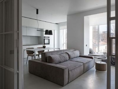 新德佳苑-85㎡-简约风效果图