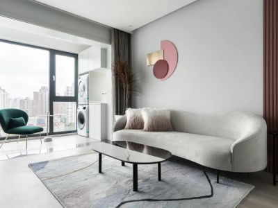 金色港湾君临水岸-78㎡-现代风效果图