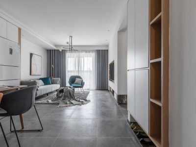 中铁云湾-97㎡-现代风效果图