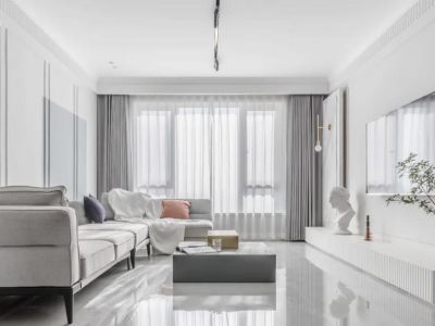 贵安观天下-116㎡-极简风效果图