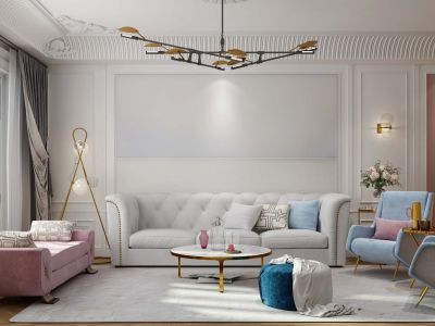 金科旅投·阳明湖-142㎡-欧式风效果图