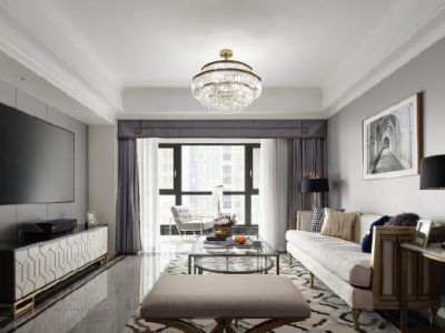 欧洲新城-123㎡-混搭风效果图