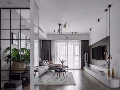 富润苑-97㎡-现代风效果图