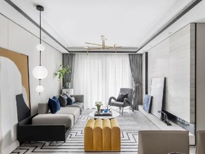 卓新欧锦城-130㎡-现代风效果图