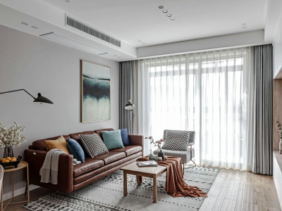 摩登公园-110㎡-北欧风效果图