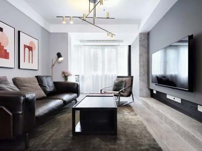 奥园观湖尚居-89㎡-现代风效果图