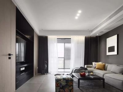 上林一品-126㎡-简约风效果图