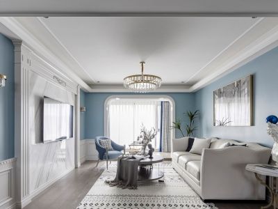 新星洲际公馆-140㎡-欧式风效果图