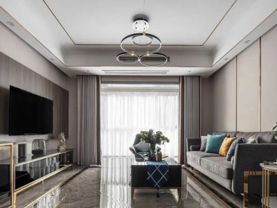 尚观嘉园-125㎡-轻奢风效果图