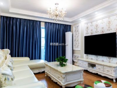 金沙宸宇公馆-117㎡-现代风效果图