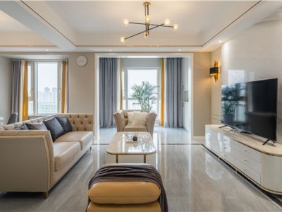 国合锦城-117㎡-美式风效果图