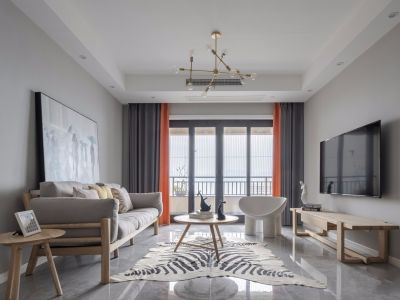 和韵名都-115㎡-北欧风效果图