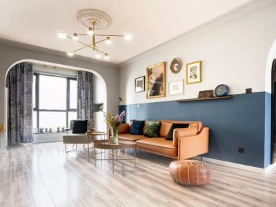 巴黎名都-125㎡-现代风效果图