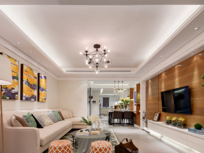 锦秋花园-127㎡-现代风效果图