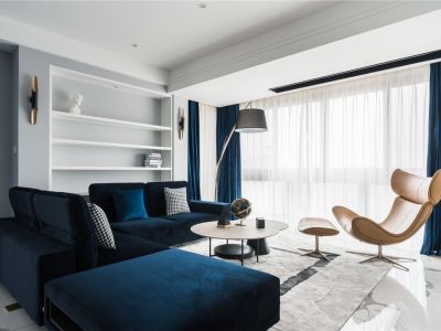 保利西海岸-98㎡-现代风效果图