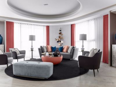 东方星海-180㎡-新中式风效果图