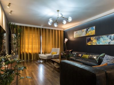 旭辉家墅-140㎡-现代风效果图