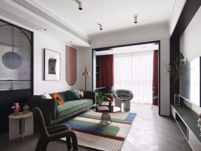 颐和星海-110㎡-现代风效果图