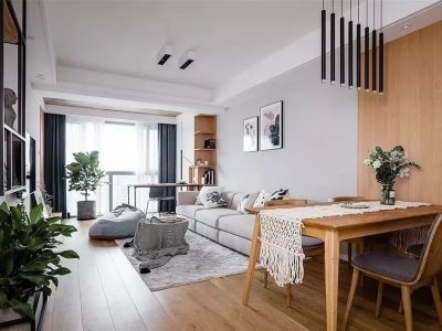 文景雅苑-90㎡-现代风效果图