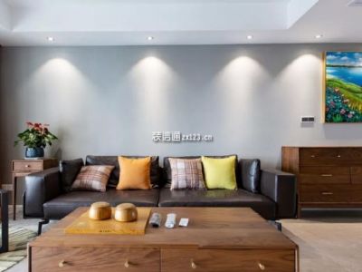 世豪嘉柏-130㎡-现代风效果图