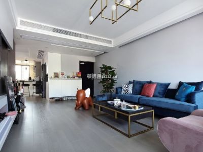 华侨城原岸-130㎡-现代风效果图