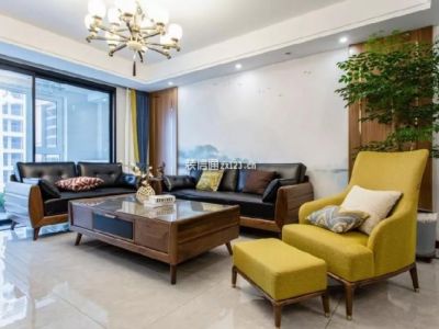 银海湾-127㎡-现代风效果图