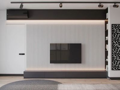 滨湖世纪城春融苑-89㎡-现代风效果图