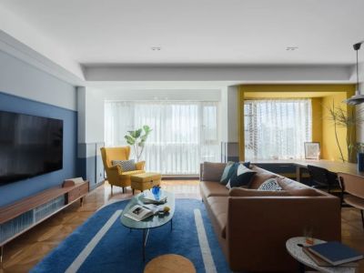 信旺华府骏苑-109㎡-复古风效果图