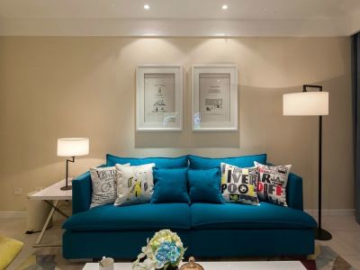 依云湖-90㎡-简约风效果图