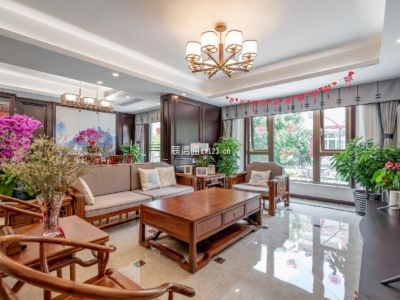 米娅中心-168㎡-中式风效果图