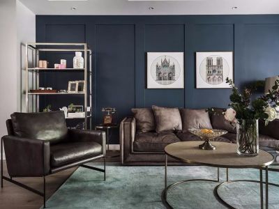 福晟·钱隆尚品-108㎡-美式风效果图