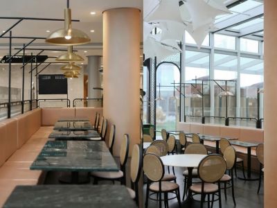 餐厅-352㎡-复古风效果图