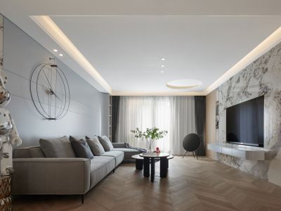 香林郡-148㎡-现代风效果图