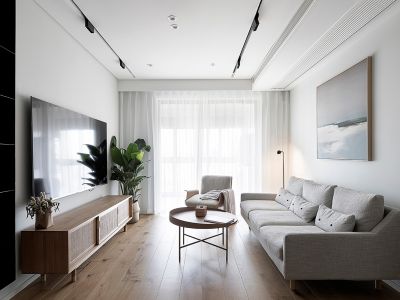 鹿园华府-98㎡-北欧风效果图