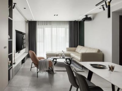 天浩·上元郡-123㎡-简约风效果图