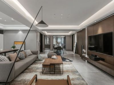 科为瑞府-142㎡-现代风效果图