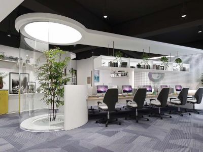 万科星宸大厦-419㎡-现代风效果图