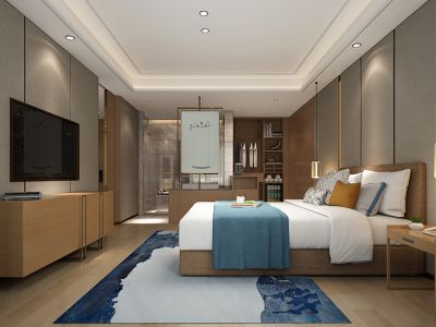 万科瑧山海-1500㎡-简约风效果图