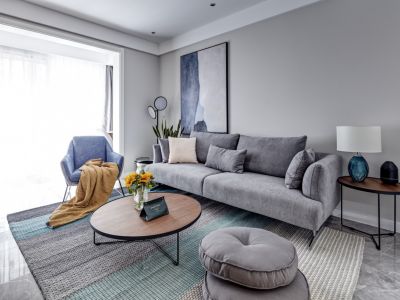 西山林语李姐-125㎡-现代风效果图