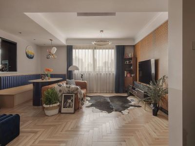 恒志云都-120㎡-混搭风效果图