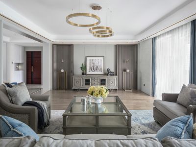 保利青谷-152㎡-简约风效果图