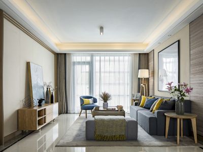 长基听棠北欧极简风格76平装修案例