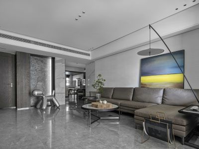 铭城国际社区-129㎡-现代风效果图