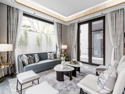 曲江·华著中城-145㎡-现代风效果图