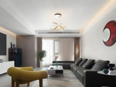 国际迪拜城现代风四居室151平米设计效果图案例