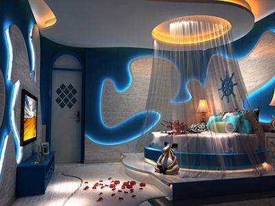 万科光年四季花园商铺-1200㎡-混搭风效果图