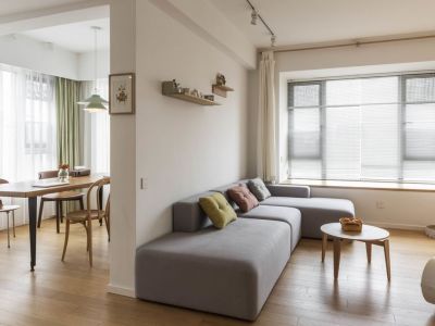 海德琥珀臺-96㎡-简约风效果图