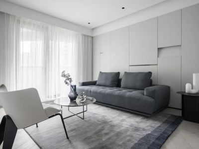 红星·紫御半山-121㎡-简约风效果图