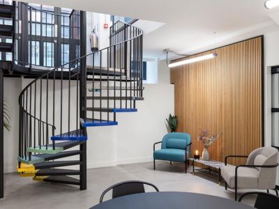 办公室-500㎡-简约风效果图