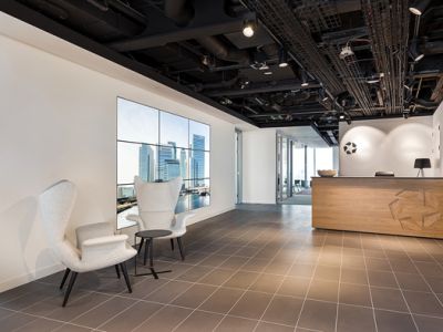 办公室-260㎡-现代风效果图